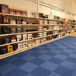 Capital Hair & Beauty Aberdeen - Retail Wall Shelving System